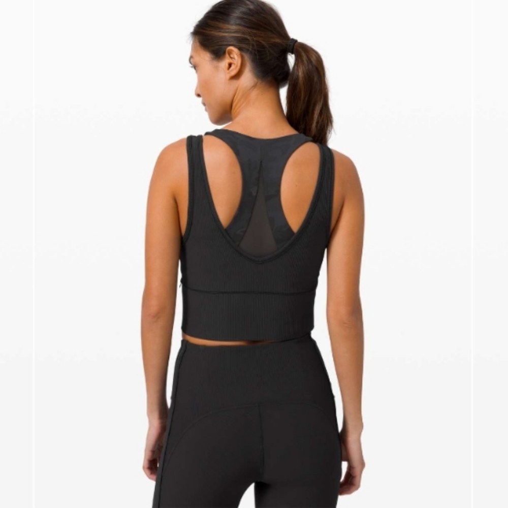 Lululemon Ribbed Power Pivot Tank Crop Reversible - Picture 2 of 7